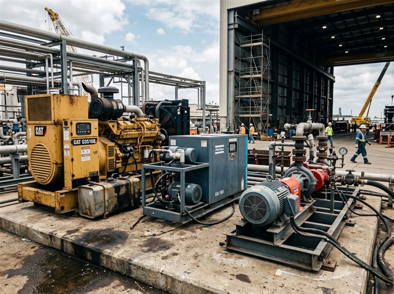 Infrastructure & Engineering Equipment: generators, compressors, and pumps