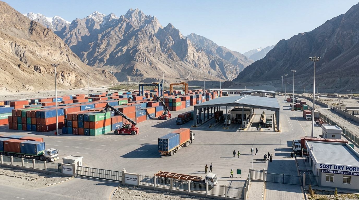 Sost Dry Port inland customs container terminal and freight operations